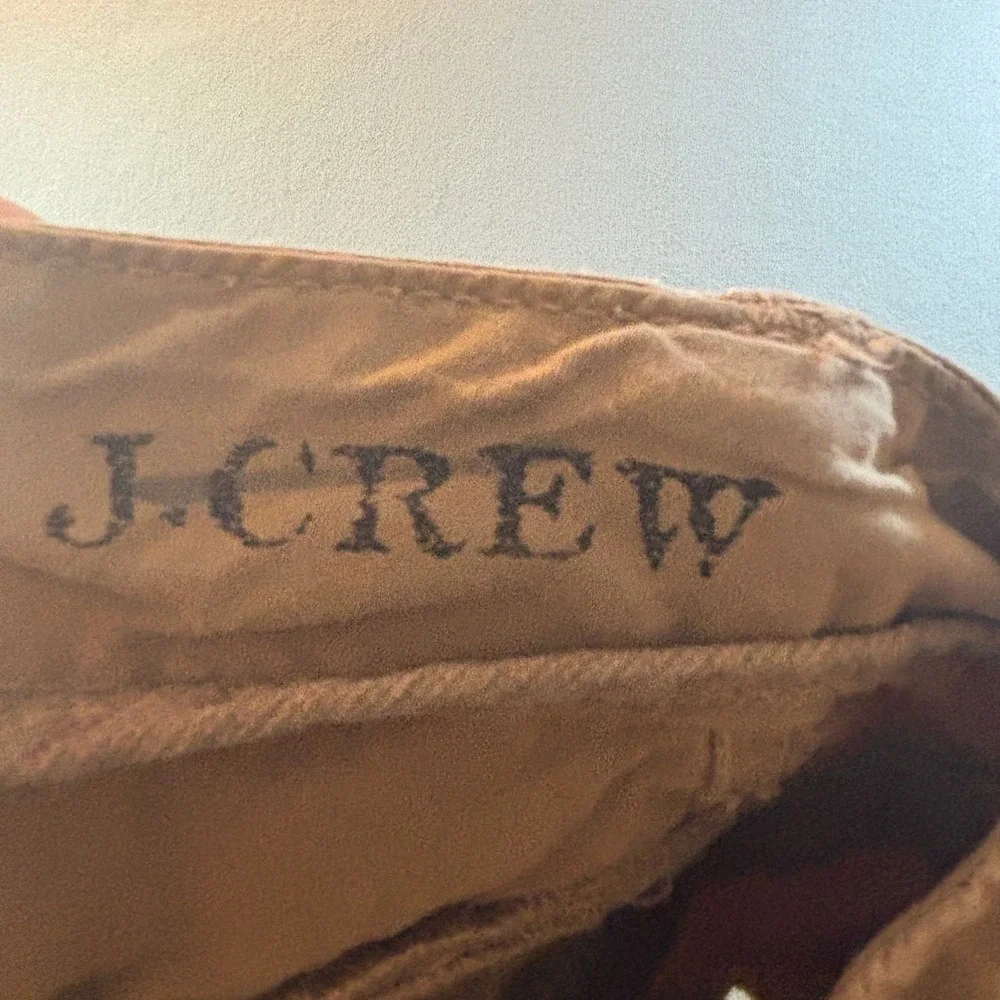 VTG Y2K J. Crew Mens 38w Tan Ripstop Cotton Cargo Utility Shorts Gorpcore